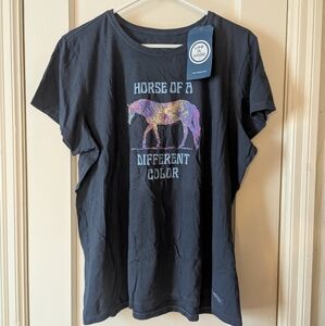 Navy Graphic T-shirt